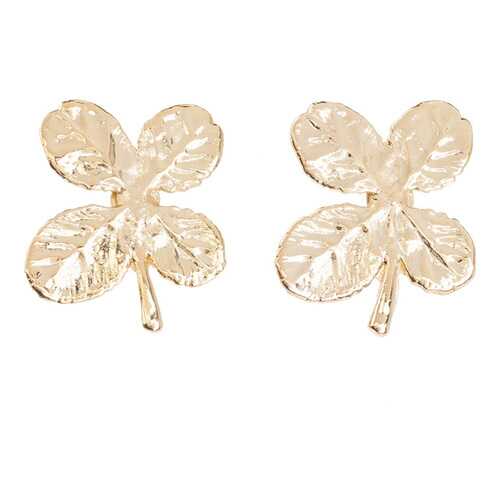 Пусеты Ester Bijoux LF13C-G BR золотистые в Пандора