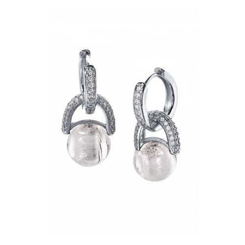 Серьги Bottega Murano 09030400 серебристые в Пандора