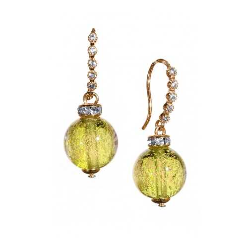Серьги Bottega Murano 09044346 салатовые в Пандора