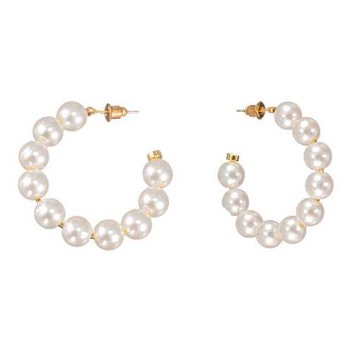 Серьги Corona Style B001E12 золотистые в Пандора
