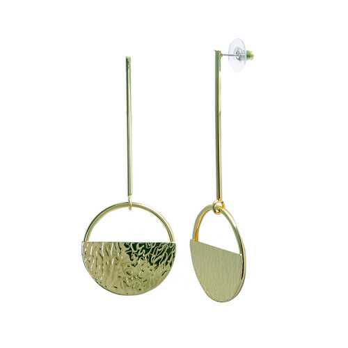 Серьги Corona style B001EGK7112680-GOLD в Пандора
