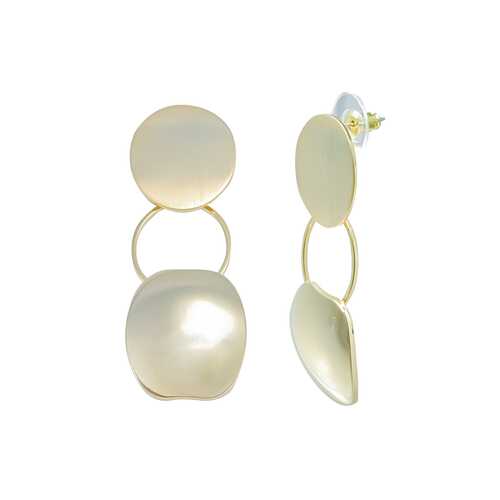 Серьги Corona style B002ELFA18273-GOLD в Пандора