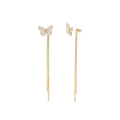 Серьги Corona style B005E1111481K007-WHITE в Пандора
