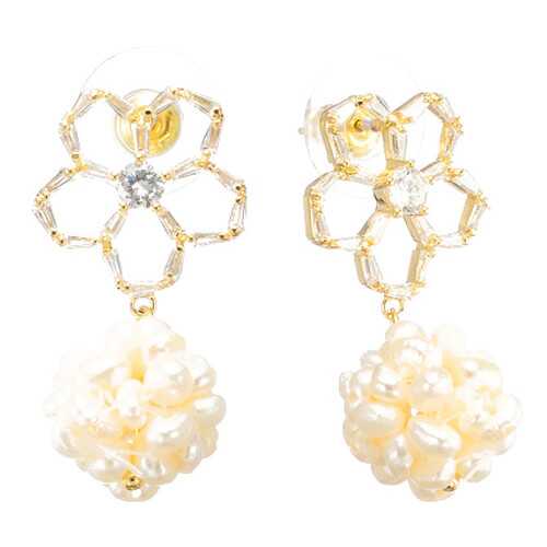 Серьги Corona Style B005E1128339 золотистые в Пандора