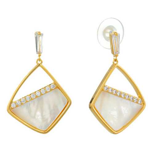 Серьги Corona Style B006E02662 золотистые в Пандора