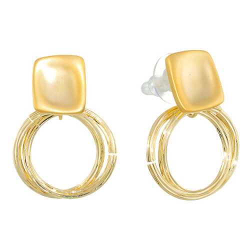Серьги Corona Style B006E0812046 золотистые в Пандора