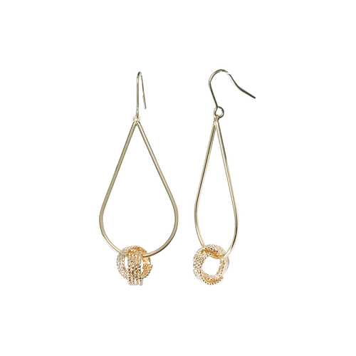 Серьги Corona style B006EEP03403-GOLD в Пандора