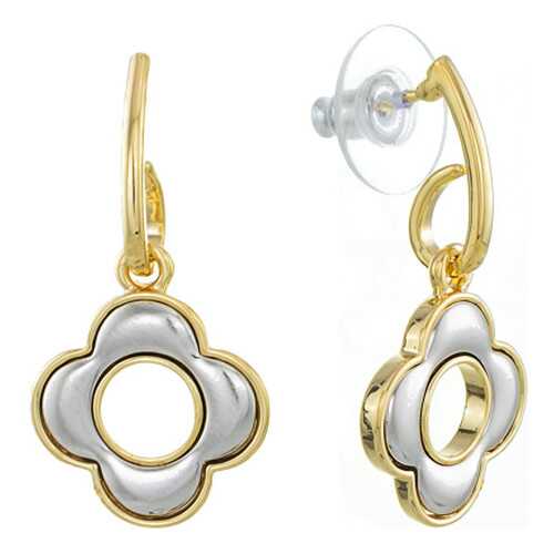 Серьги Corona Style B011E74298 золотисто-серые в Пандора