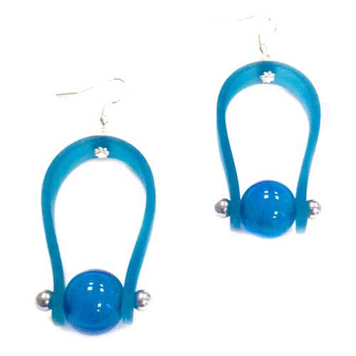 Серьги Divetro Bolle 82435 синие в Пандора