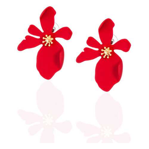 Серьги Lattrice 221155414 красные в Пандора