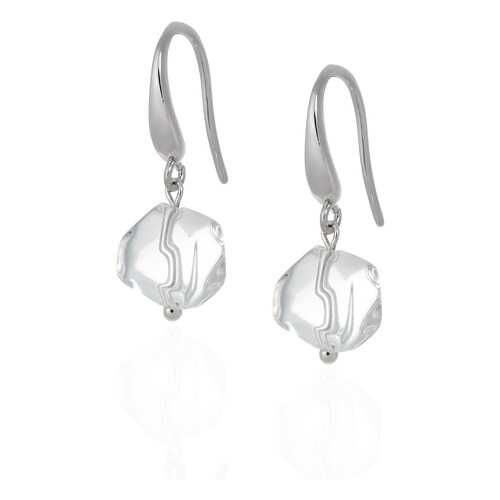 Серьги Lattrice 54666151 прозрачные в Пандора