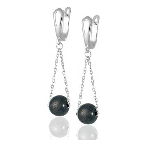 Серьги Lattrice, вставка гематит, артикул 54655570 в Пандора