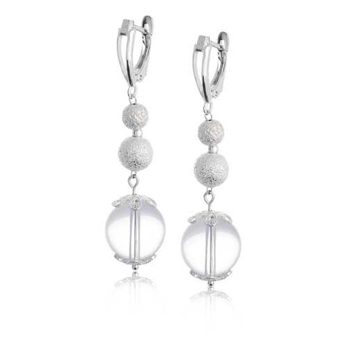 Серьги Lattrice, вставка горный хрусталь, артикул 53577600 в Пандора