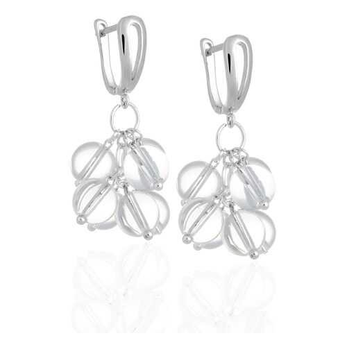 Серьги Lattrice, вставка горный хрусталь, артикул 54655661 в Пандора