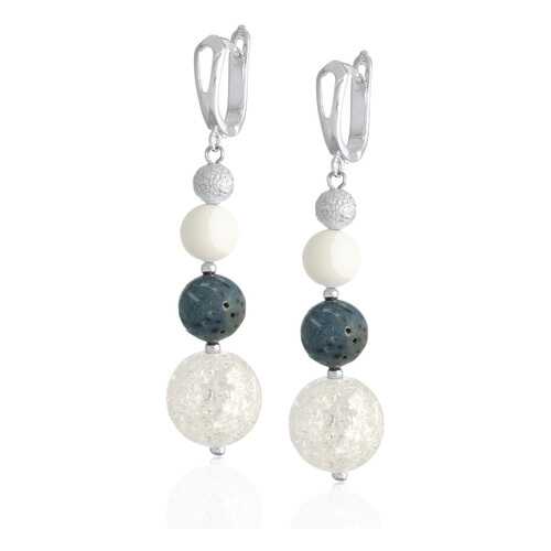 Серьги Lattrice, вставка коралл, артикул 535776112 в Пандора