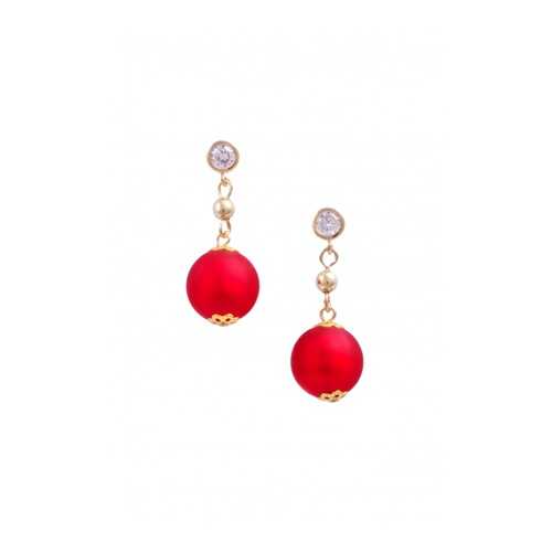 Серьги Perla Appeso Matt 09030733 красные в Пандора