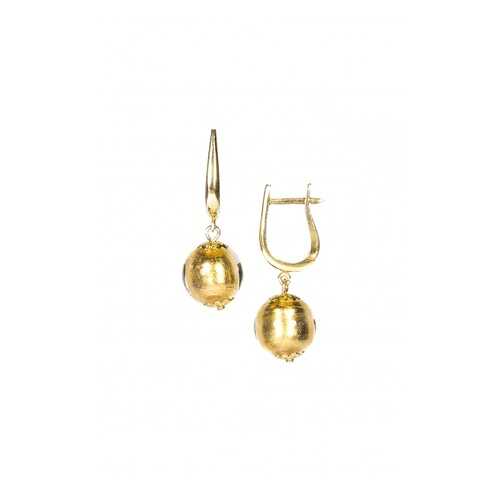 Серьги Perla Grande Oro 09030603 золотистые в Пандора